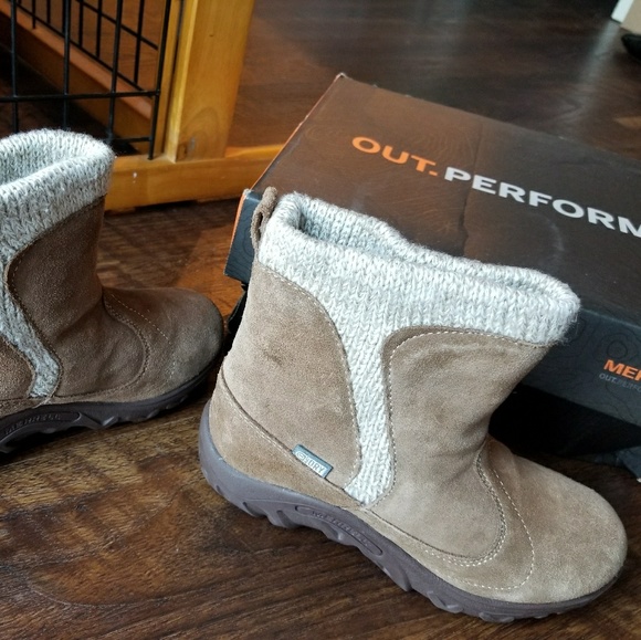 Merrell Jungle Moc Waterproof Cold Weather Boots - Picture 3 of 8